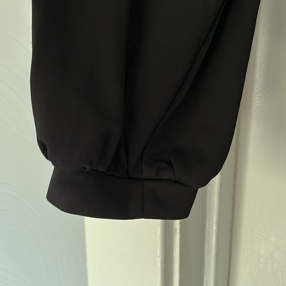 Allegra K Womens L Dress Black Contrast Button Decor Long Sleeve Work Office NWT - Picture 6 of 12